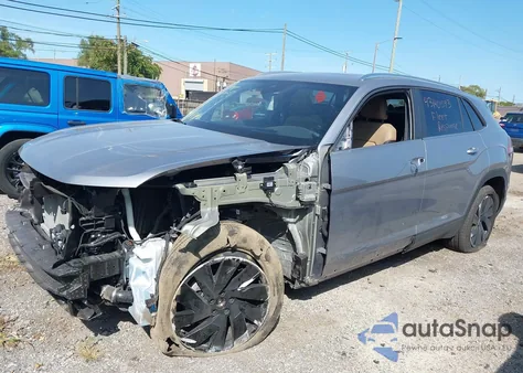 2024 Volkswagen Atlas Cross Sport 2.0T Se W/Technology from USA, damaged, VIN 1V2KE2CA1RC254319